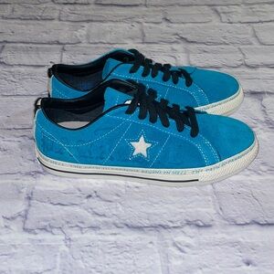 Converse One Star Pro x Paradise Sneakers Blue Suede